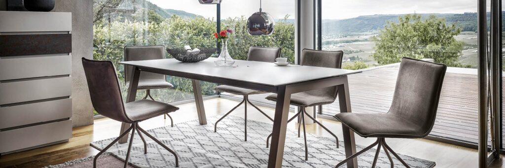 Esstische mit Keramikplatte Robust und schön zugleich