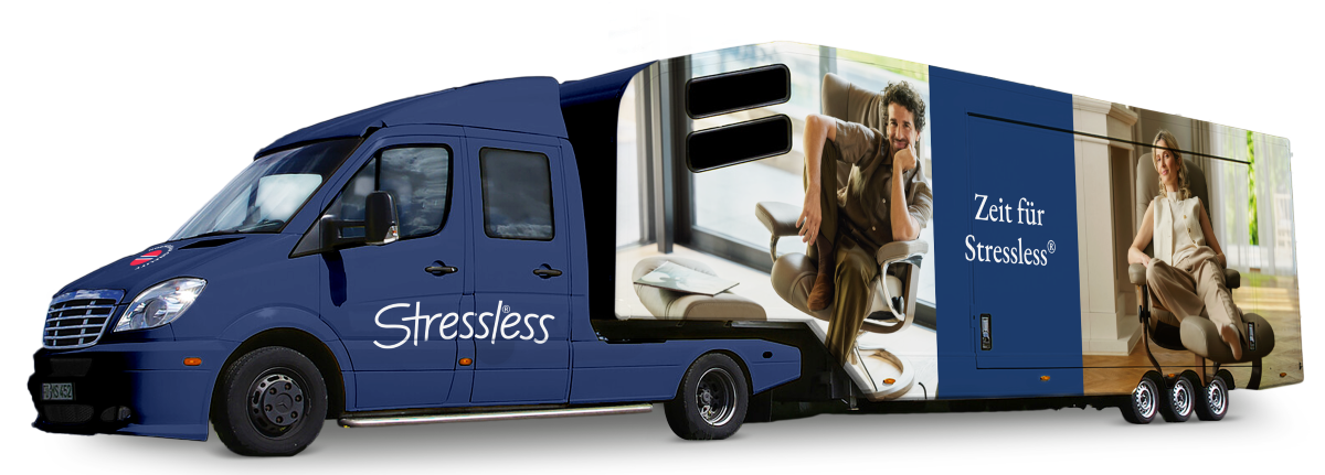 Stressless Aktion Truck on Tour bei Hämel in Frielendorf
