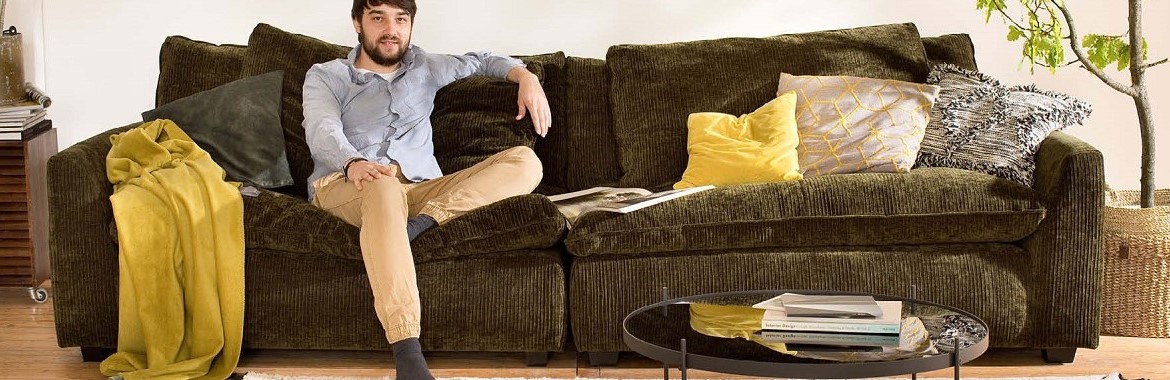 Cord Sofa von Raum.Freunde