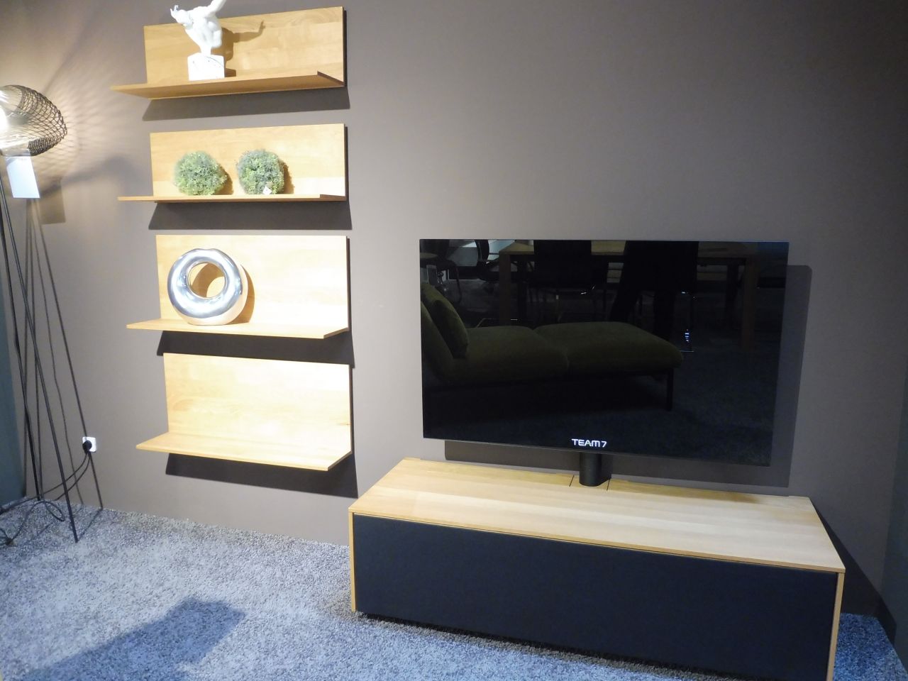 TEAM 7 filigno Wohnwand in Eiche Ausstellungsstück reduziert