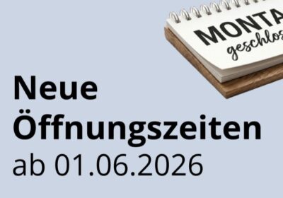 Neue Öffnungszeiten bei Hämel ab 01.06.2026